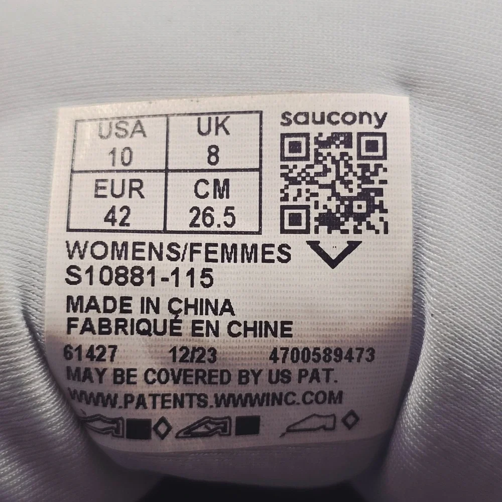 Saucony Triumph 21 Running Athletic Shoes Womens US 10 Blue White Sneakers - Picture 14 of 14